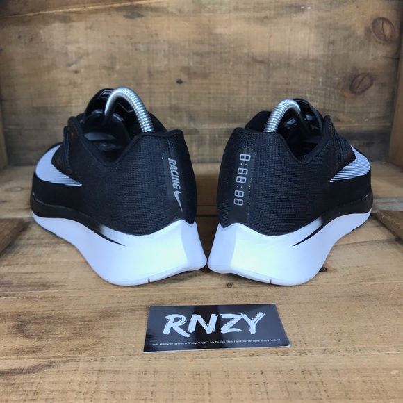 NEW Nike Zoom Fly Black White - Picture 4 of 7